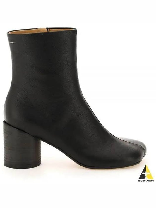 Tabi Leather Middle Boots Black - MAISON MARGIELA - BALAAN 2