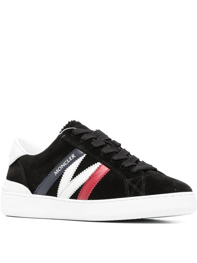 Monaco M Trainer Low Top Sneakers Black - MONCLER - BALAAN 3