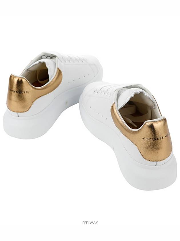 Oversole Gold Tab Low Top Sneakers White - ALEXANDER MCQUEEN - BALAAN 6