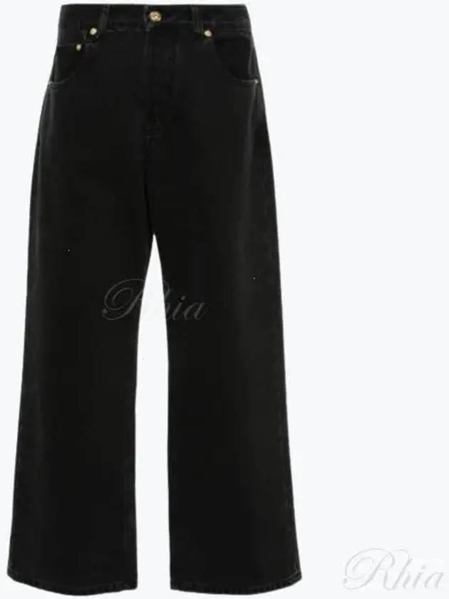 Le De Nimes Large Straight Jeans Black - JACQUEMUS - BALAAN 2