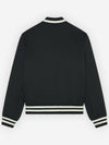 Cotton Satin Teddy Jacket Black - MAISON KITSUNE - BALAAN 3