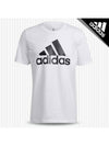 M BL SJ Short Sleeve GK9121 White R - ADIDAS - BALAAN 1