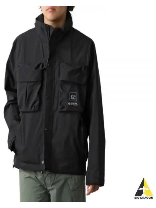 Metropolis Series Gore-Tex Infinium Utility Parka Black - CP COMPANY - BALAAN 2