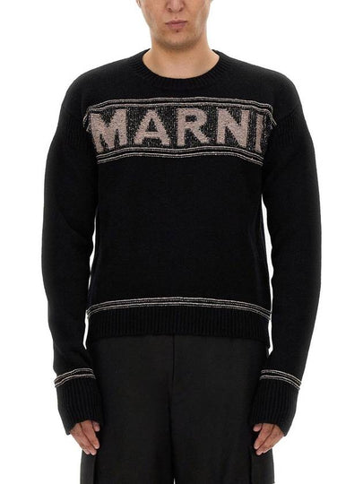 Fisherman Logo Knit Top Black - MARNI - BALAAN 2