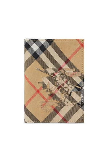 House Check Card Wallet Beige - BURBERRY - BALAAN 1