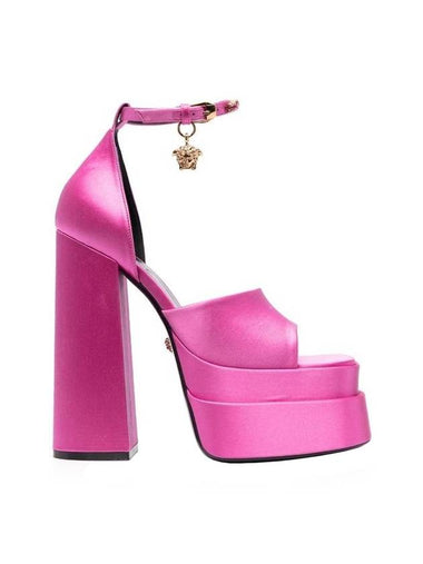 Women's Medusa Avitas Platform Sandals Heel Pink - VERSACE - BALAAN 1