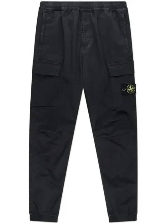 Wappen Patch Cargo Track Pants Black - STONE ISLAND - BALAAN 2