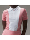 Women's Evelina Golf Polo Shirt Strawberry Ice - J.LINDEBERG - BALAAN 2