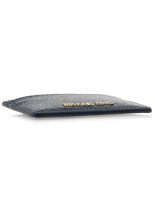 Pebble Leather Card Wallet Navy - MICHAEL KORS - BALAAN 6