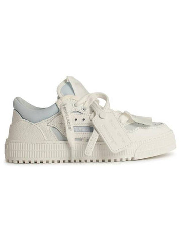 Off-White 'Low 3.0' White Leather Blend Sneakers - OFF WHITE - BALAAN 1