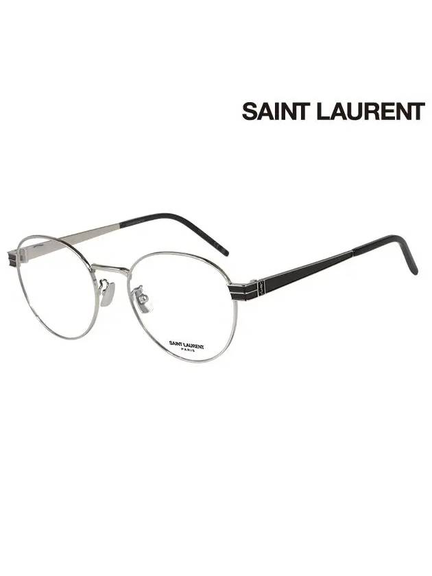 Eyewear Metal Glasses Black - SAINT LAURENT - BALAAN.