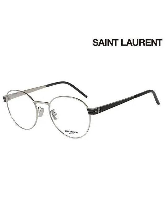 Eyewear Metal Glasses Black - SAINT LAURENT - BALAAN.