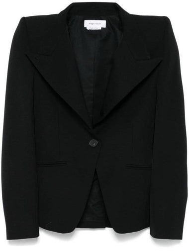 Alexander Mcqueen Jackets Black - ALEXANDER MCQUEEN - BALAAN 1