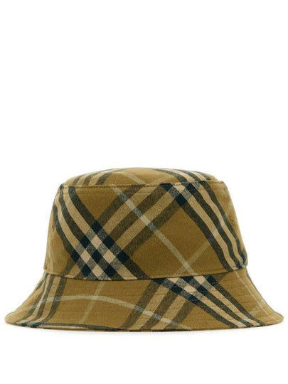 Check Cotton Bucket Hat Camp - BURBERRY - BALAAN 2