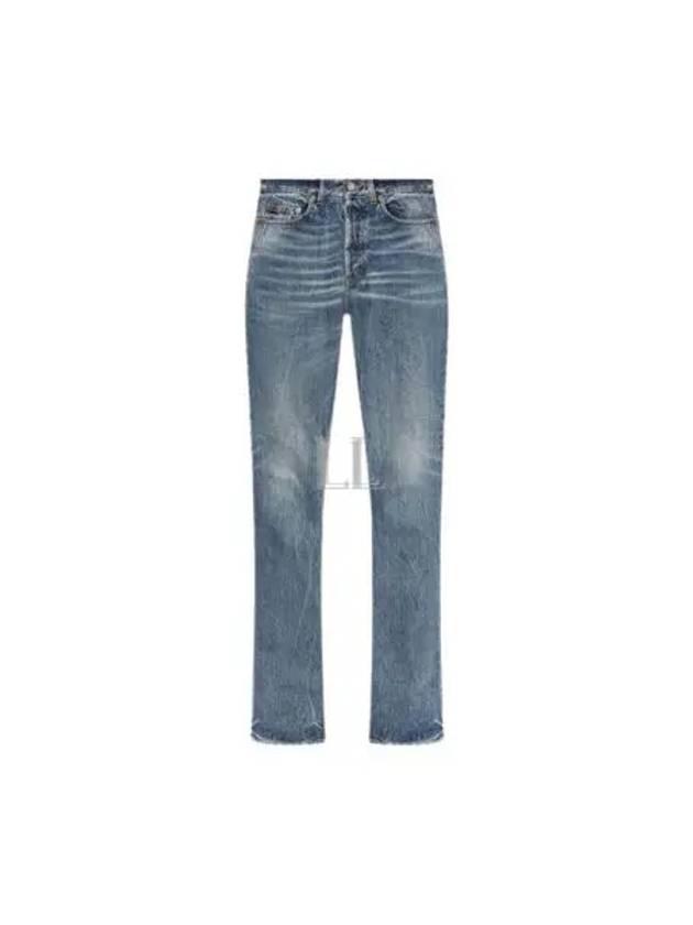 90's Slim Jeans Blue Denim - SAINT LAURENT - BALAAN 2