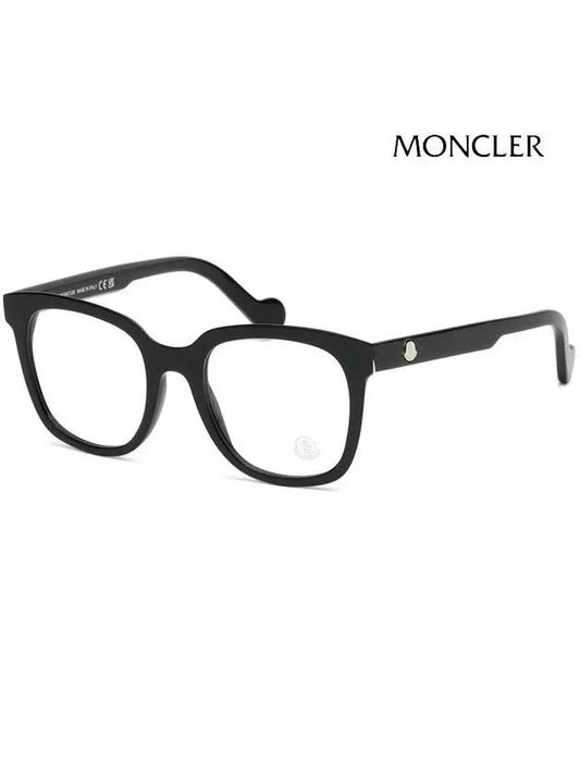 Glasses frame ML5098 001 horn rim black square - MONCLER - BALAAN 1