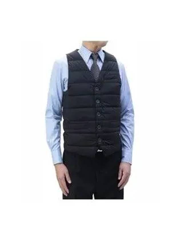 V-neck padded vest navy - HERNO - BALAAN 7