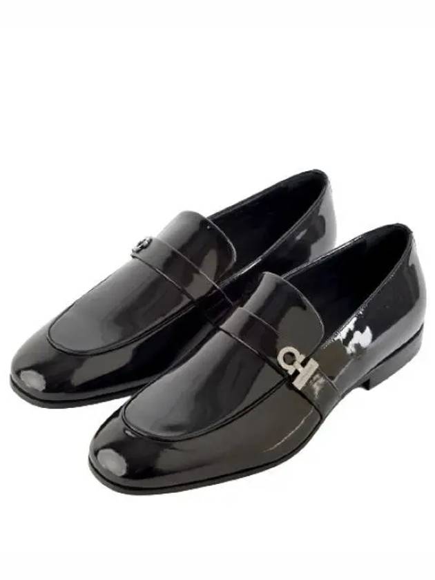 Gancini Ornament Moccasins Loafer Black - SALVATORE FERRAGAMO - BALAAN 2