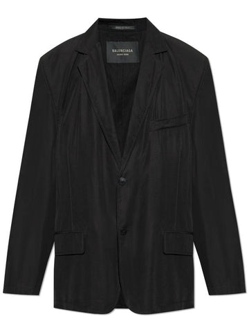 Balenciaga Blazer In Oversize Style, Unisex, Black - BALENCIAGA - BALAAN 1