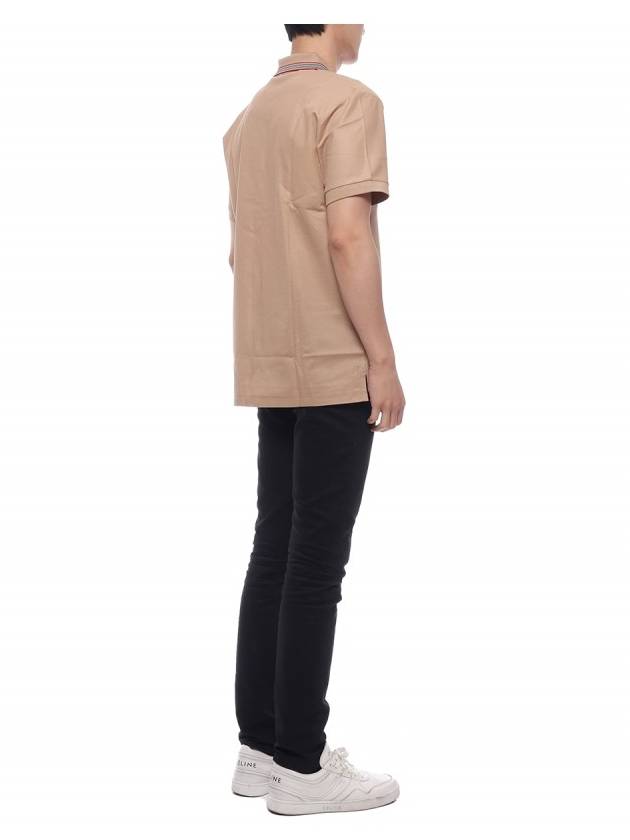 TB Embroidered Logo Polo Shirt Beige - BURBERRY - BALAAN 7