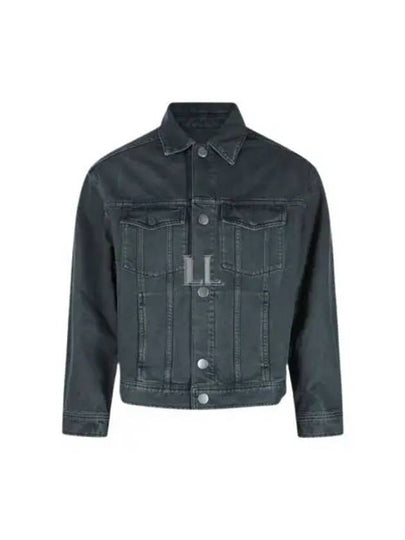 Trucker Denim Jacket Black - AMI - BALAAN 2