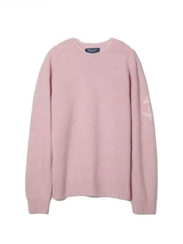 Whole garment merino wool sweater pink domestic product GPCX23101258282 - GUERNSEY WOOLLENS - BALAAN 1