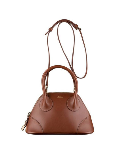 Women's Emma Mini Leather Tote Bag Brown - A.P.C. - BALAAN 2