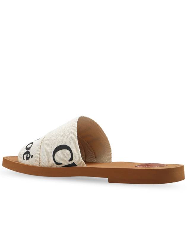 Chloé ‘Woody’ Slides, Women's, Cream - CHLOE - BALAAN 5