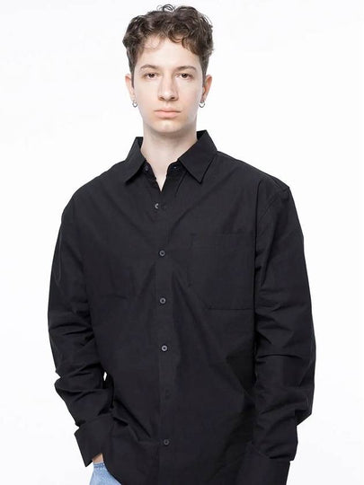 Men s M243SH01BK Standard Polygon Pocket Shirt Black - CHANCE'S NOI - BALAAN 2