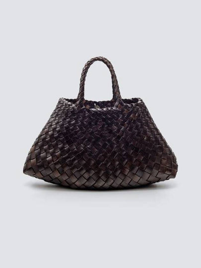 Santa Croce Small Tote Bag Dark Brown - DRAGON DIFFUSION - BALAAN 2