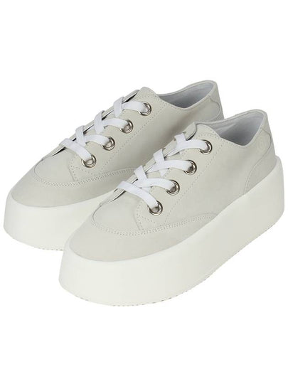 Suede Platform Low Top Sneakers Grey - MAISON MARGIELA - BALAAN 2