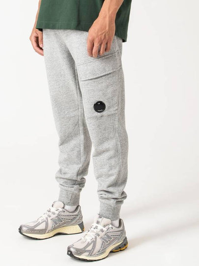 Diagonal Raised Fleece Track Pants Grey - CP COMPANY - BALAAN 2