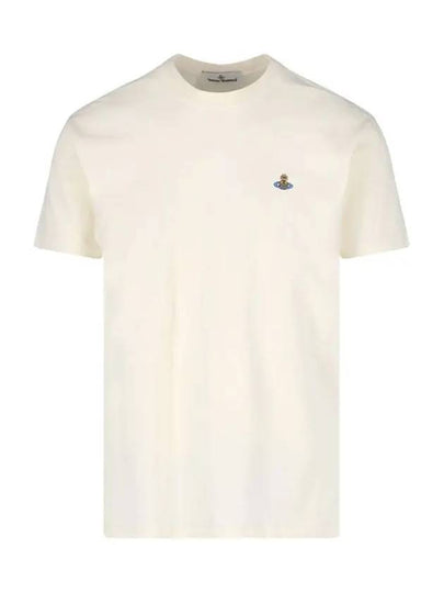 Chest ORB Logo Short Sleeve T-Shirt Beige - VIVIENNE WESTWOOD - BALAAN 2