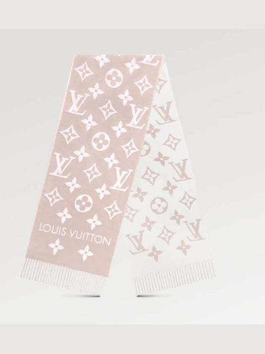 LV Essential Wool Scarf Beige Rose - LOUIS VUITTON - BALAAN 2