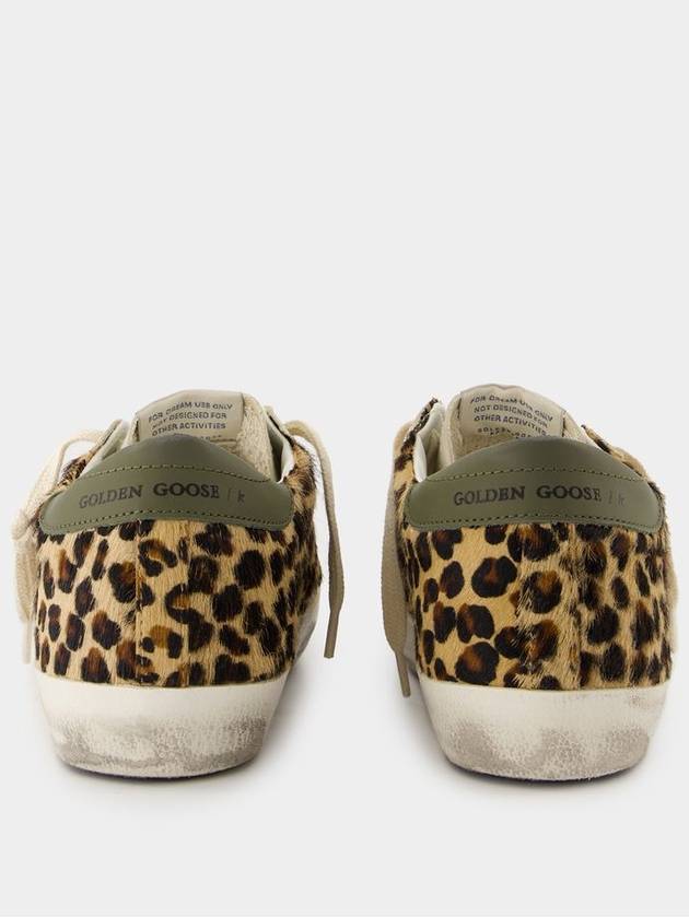 Superstar Classic Leopard Low Top Sneakers Brown - GOLDEN GOOSE - BALAAN 4