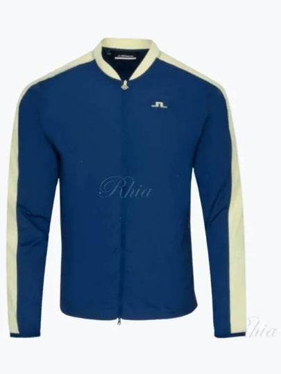 Tom Logo Zip-Up Jacket Estate Blue - J.LINDEBERG - BALAAN 2