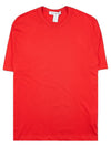 Cotton short sleeve tshirt FKT015 RED - COMME DES GARCONS - BALAAN 1