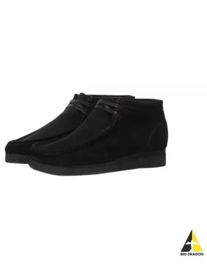 Wallabee Suede Ankle Boots Black - CLARKS - BALAAN 2