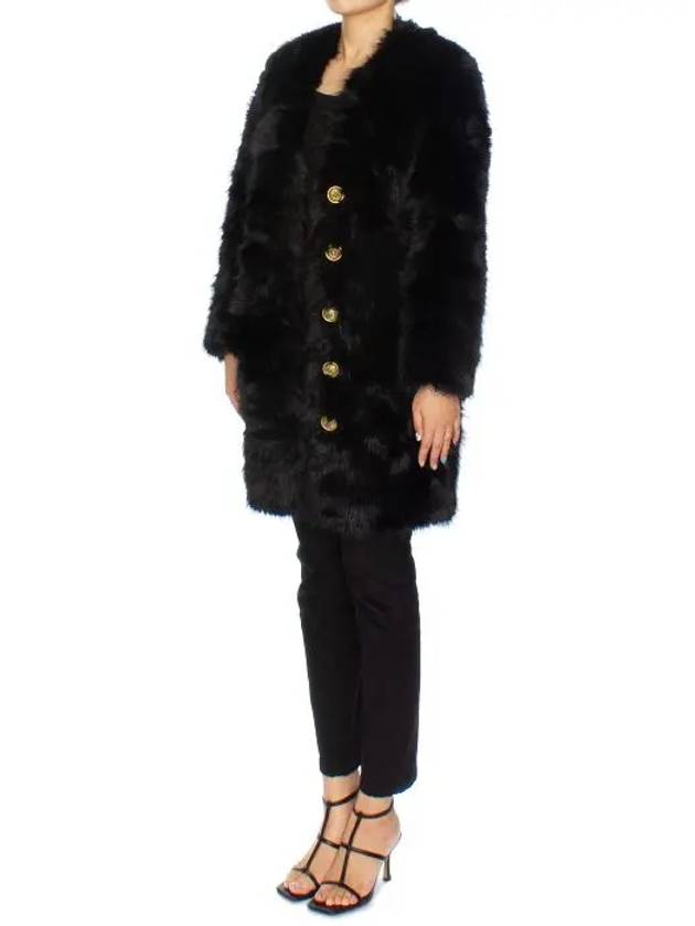 Milas Mid Length Faux Fur Coat Black - ZADIG & VOLTAIRE - BALAAN 6