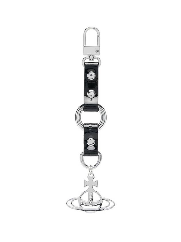 ORB Charm Key Holder Black Silver - VIVIENNE WESTWOOD - BALAAN 2