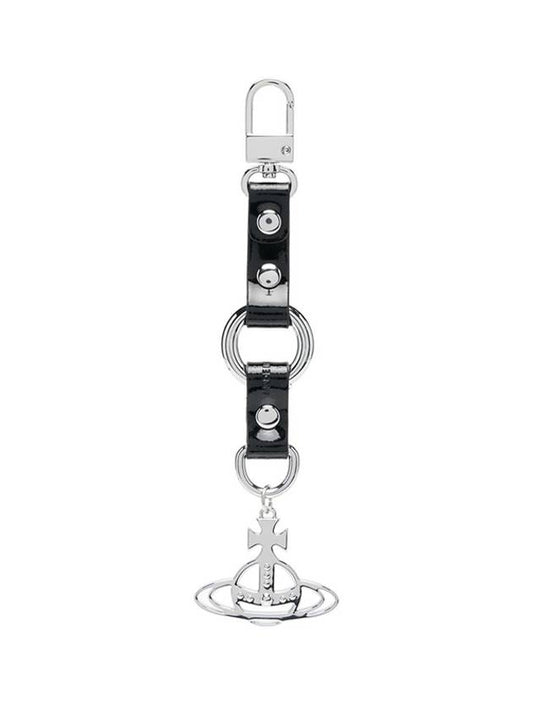 ORB Charm Key Holder Black Silver - VIVIENNE WESTWOOD - BALAAN 2