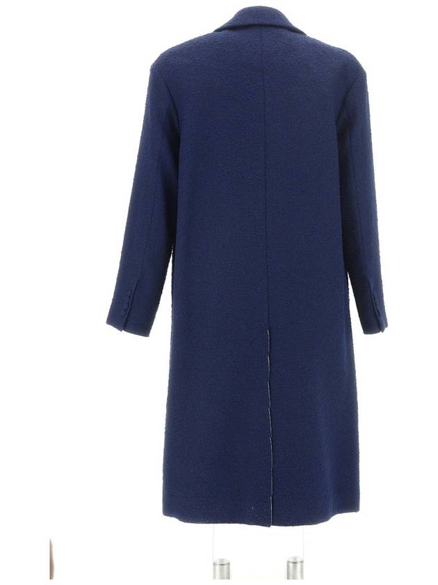 Breasted Single Coat Navy - AMI - BALAAN 3