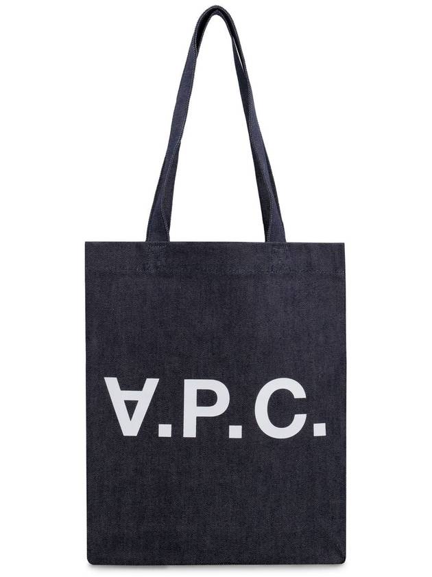 Laure logo denim tote bag blue - A.P.C. - BALAAN 2