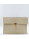 ivory clutch bag - ALEXANDER MCQUEEN - BALAAN 2