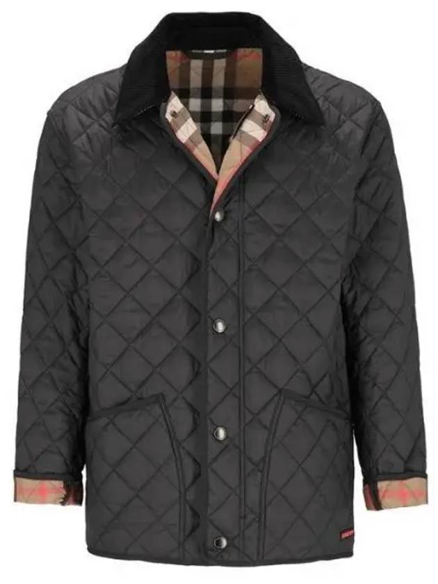 Willow Brook Quilted Jacket Black - BURBERRY - BALAAN 1