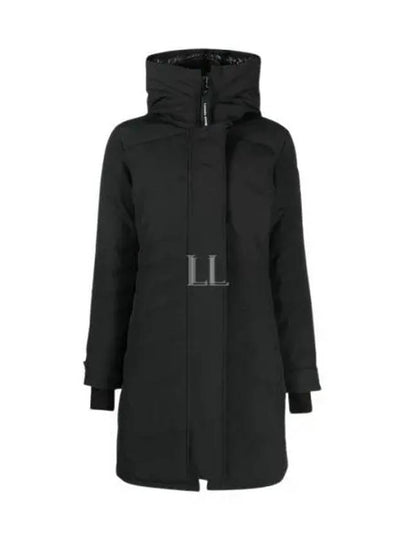 Lorette Hooded Padding Parka Black - CANADA GOOSE - BALAAN 2