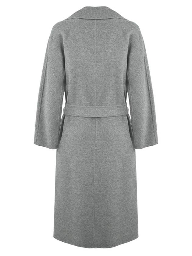 Women's Wool Cashmere Single Coat Grey - MAX MARA - BALAAN 3