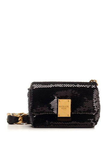 Women s 1945 Mini Shoulder Bag Black - BALMAIN - BALAAN 1