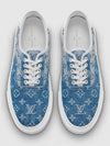 Men's Trocadero Denim Monogram Sneakers - LOUIS VUITTON - BALAAN 8