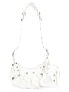 Le Cagole XS Lambskin Shoulder Bag White - BALENCIAGA - BALAAN 2